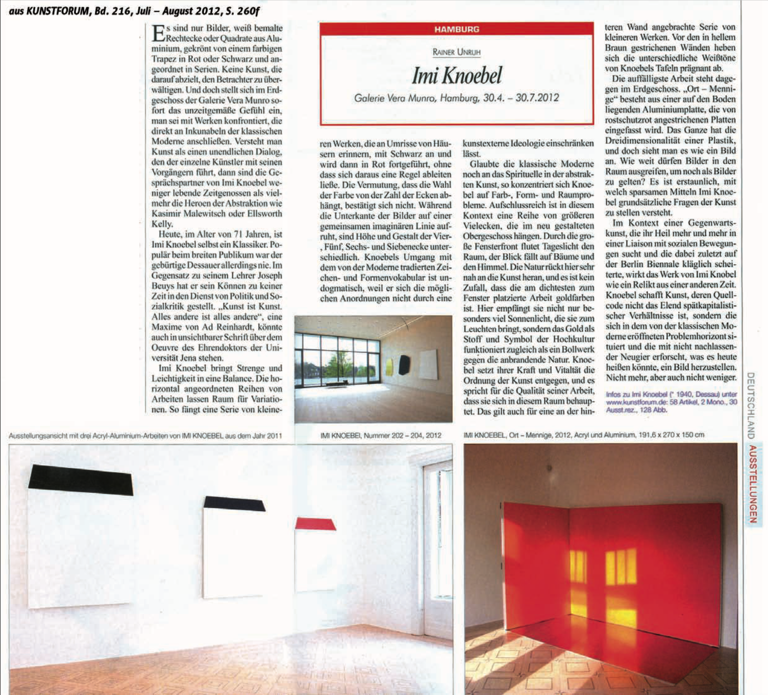Kunstforum 2012